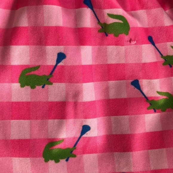 Chill Life Lacrosse Shorts size large pink alligators - Picture 5 of 5